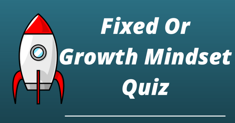 Best fixed mindset vs growth mindset quiz