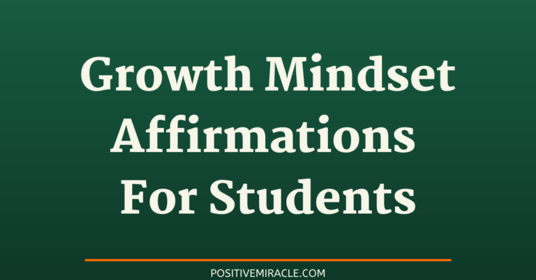 93 best growth mindset affirmations for students