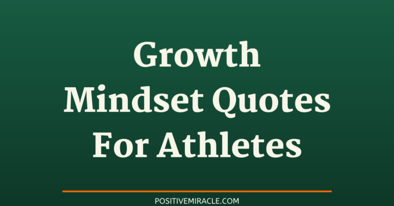 66 best growth mindset quotes for athletes
