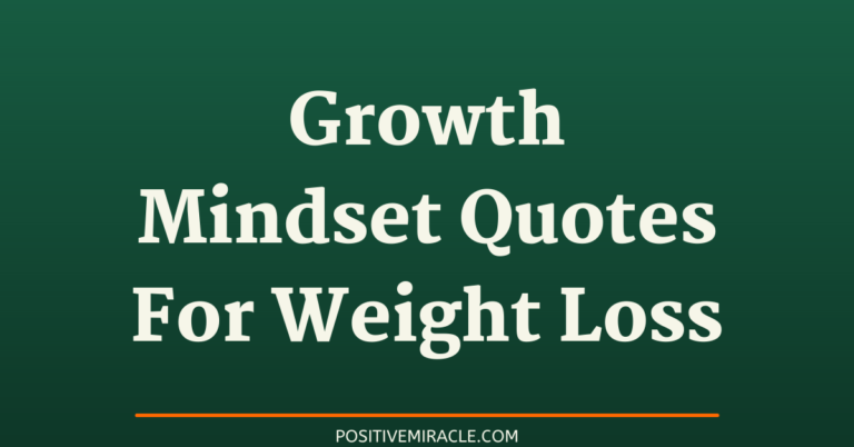 46 best growth mindset quotes for weight loss