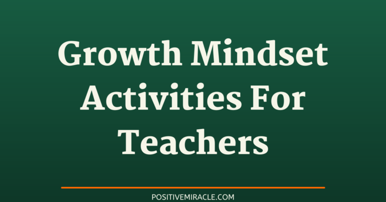 12 best growth mindset activities for teachers