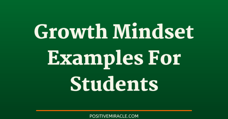7 best growth mindset examples for students