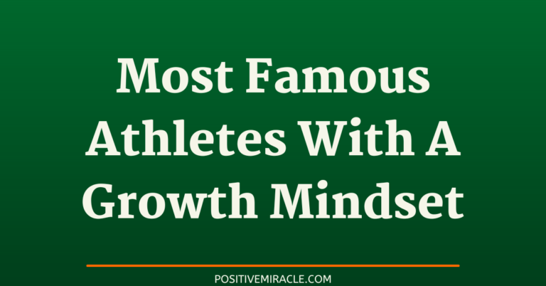 11 Most famous athletes with a growth mindset