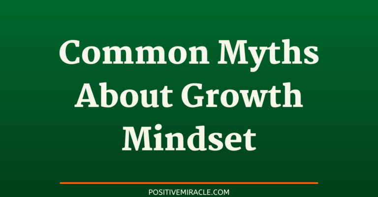 6 most common myths about growth mindset