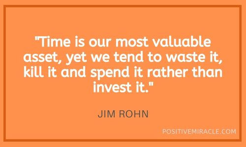 Jim Rohn quotes on time management