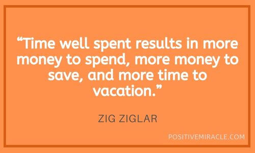 Zig Ziglar quotes on time management
