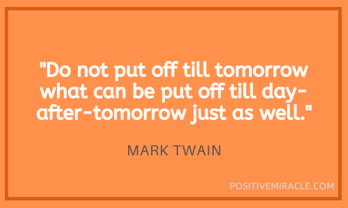 time management quotes of Mark Twain