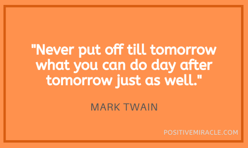 Mark Twain quotes on time