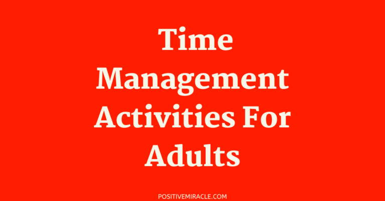 9 Best Time management activities for adults