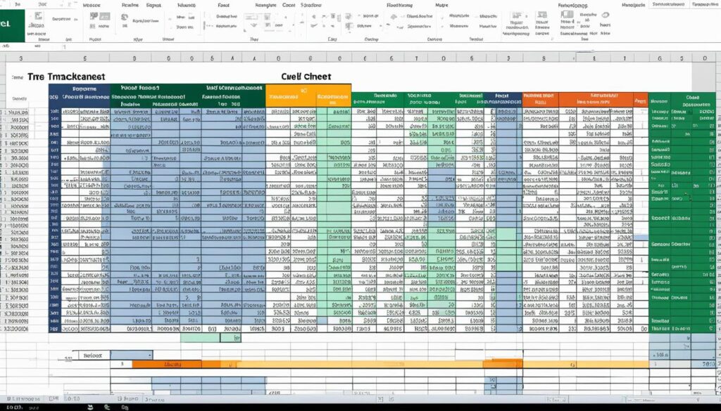 Excel Spreadsheet Template for Time Tracking
