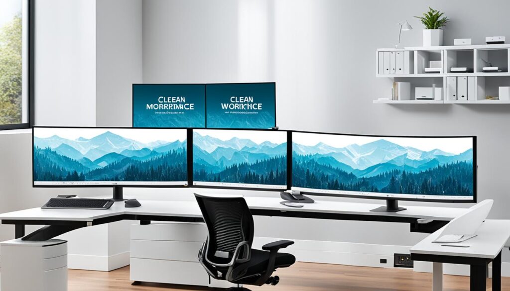 dual monitor setup for productivity