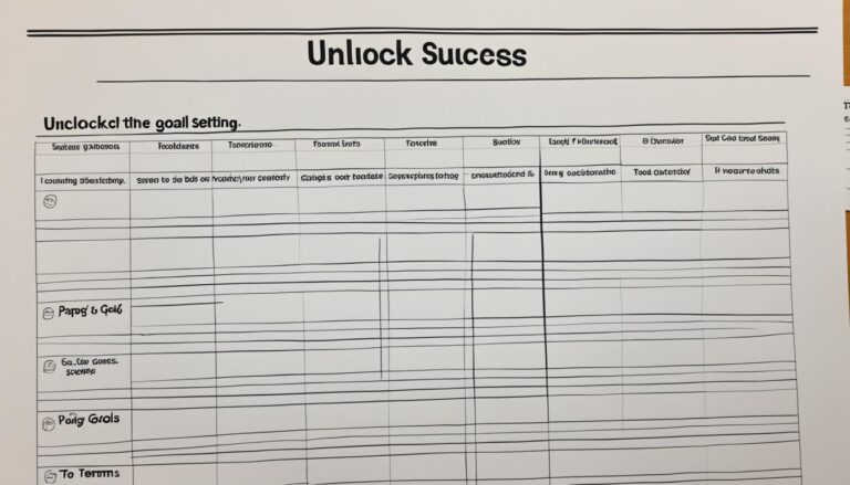 Unlock Success: Goal Setting Worksheet for Students