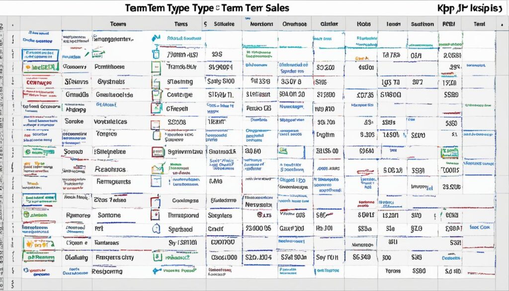 sales KPIs by team type