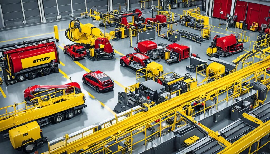 production stops production stops